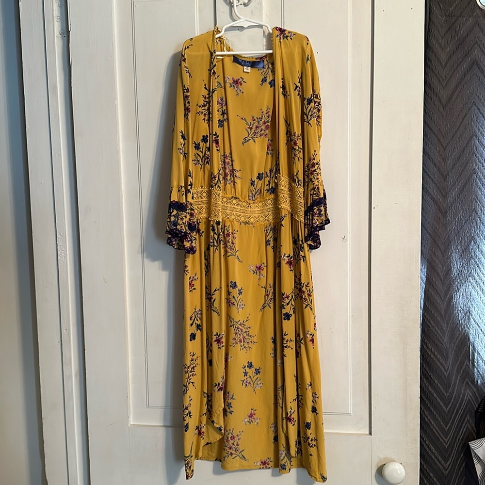 Blue Rain Kimono — Size Medium